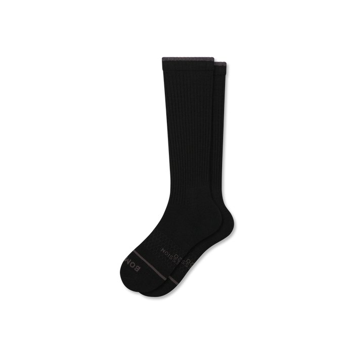 Bombas Men's Merino Wool Blend Everyday Compression Knee High Socks 15-20mmHg