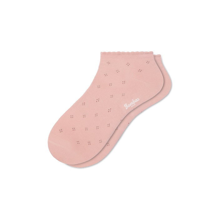 Bombas Women's Scallop Lightweight Ankle Socks
