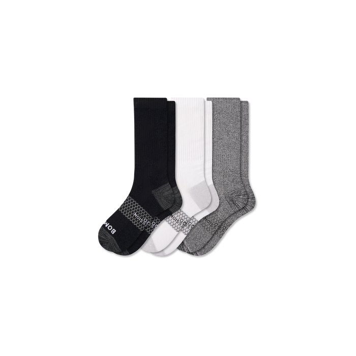 Bombas Men's Everyday Compression Calf Socks 3-Pack 15-20mmHg