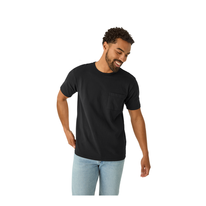 Bombas Men's Premium Weight Pocket Crew Neck T-Shirt