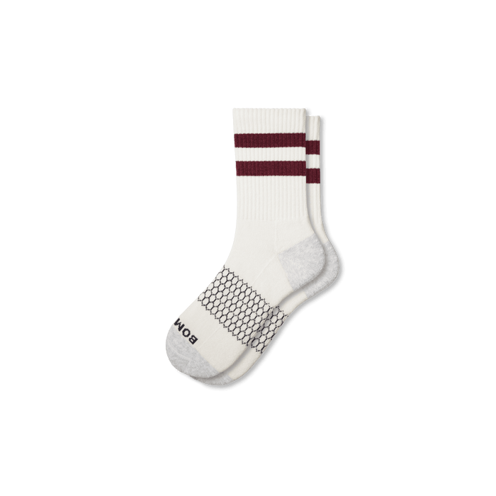 Bombas Women's Vintage Stripes Half Calf Socks