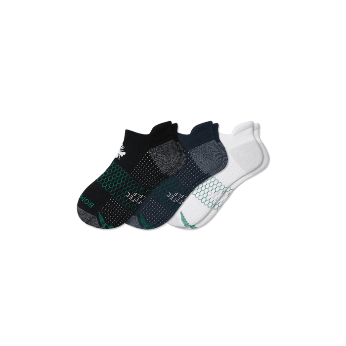 Bombas Men's Golf Ankle Socks 3-Pack
