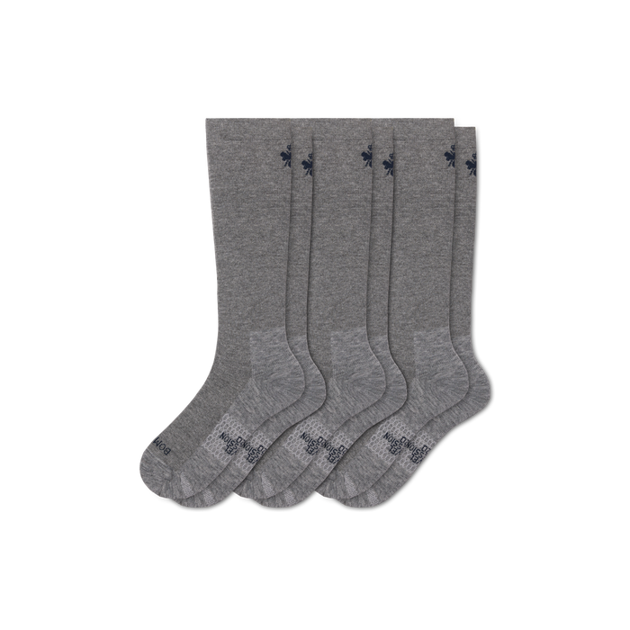 Bombas Women's Travel Compression Knee High Sock 3-Pack 15-20mmHg