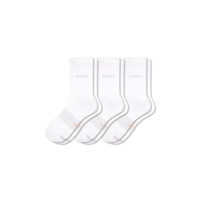 Bombas Women's UltraLite Sport Half Calf Socks 3-Pack, Lightweight Running Socks