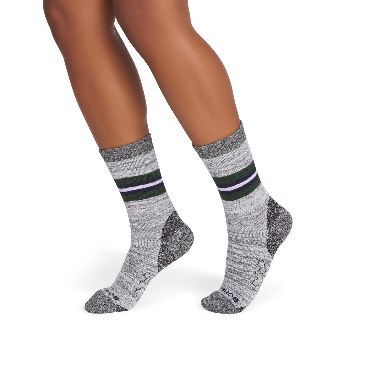 Bombas Women's Hiking Calf Socks, Cushioned Trail Socks
