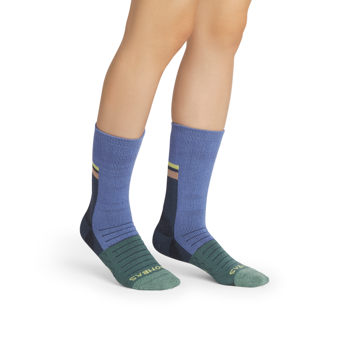 Bombas Women's Hiking Calf Socks 3-Pack, Cushioned Trail Socks