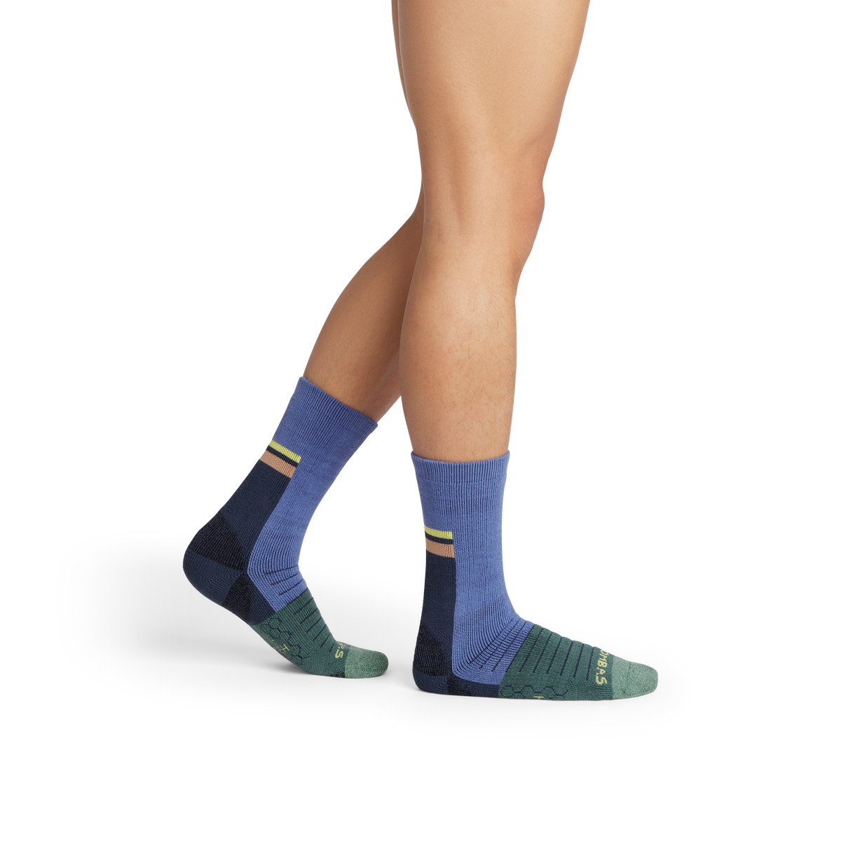 Bombas Men's Hiking Calf Socks 6-Pack