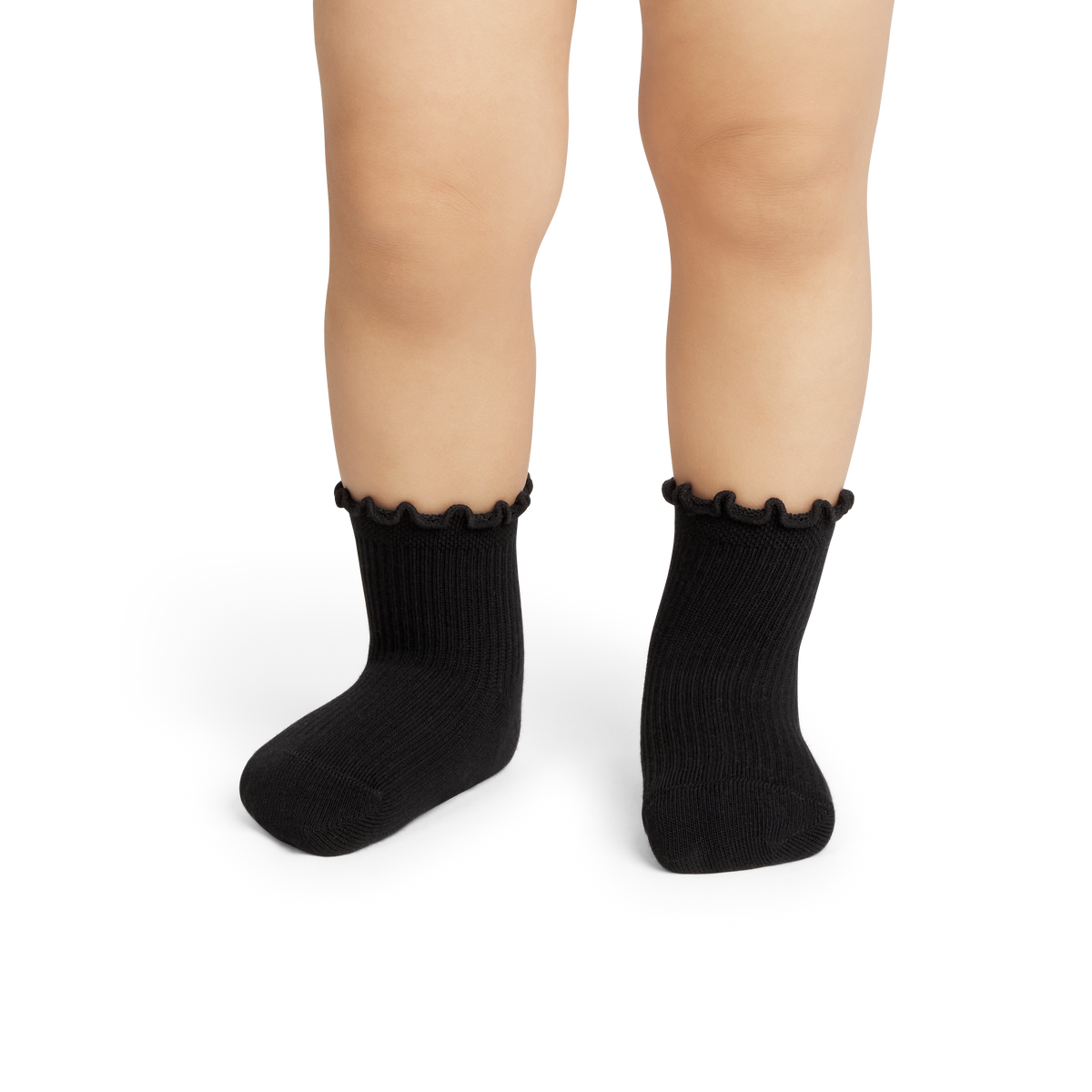 Bombas Toddler Ruffle Rib Socks 8-Pack - Kids Seamless Cotton Socks