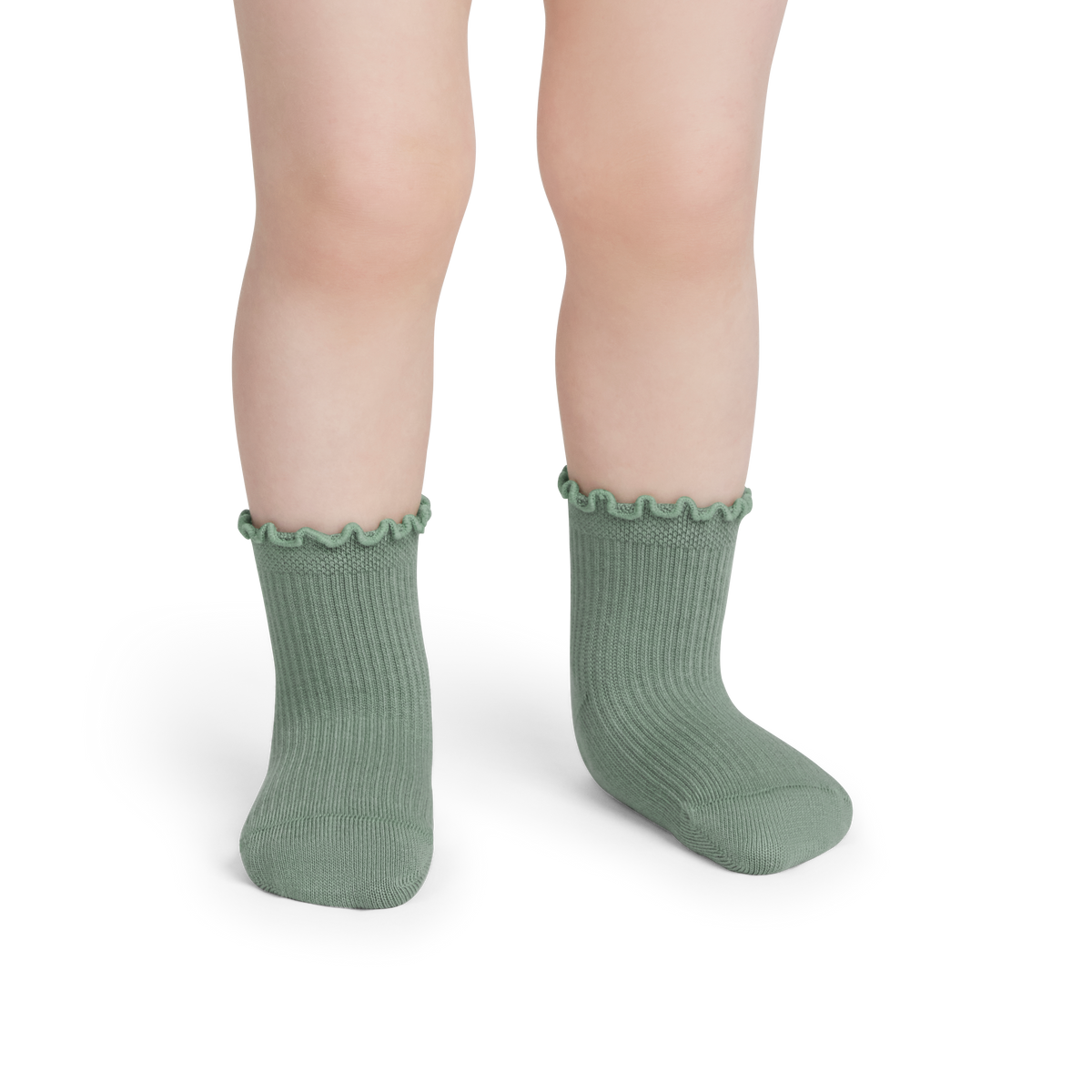 Bombas Toddler Ruffle Rib Socks 8-Pack - Kids Seamless Cotton Socks
