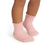 Bombas Toddler Ruffle Rib Socks 8-Pack - Kids Seamless Cotton Socks