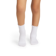 Bombas Junior Ruffle Rib Socks 4-Pack - Kids Seamless Toe Lightweight Socks