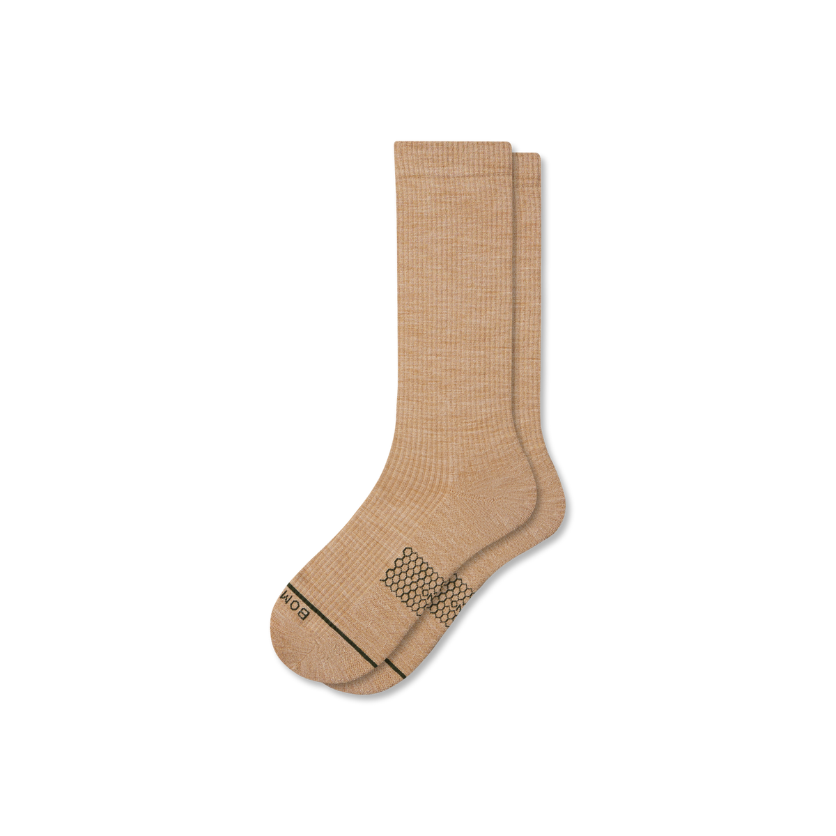Bombas Women's Merino Wool Blend Modern Rib Calf Socks