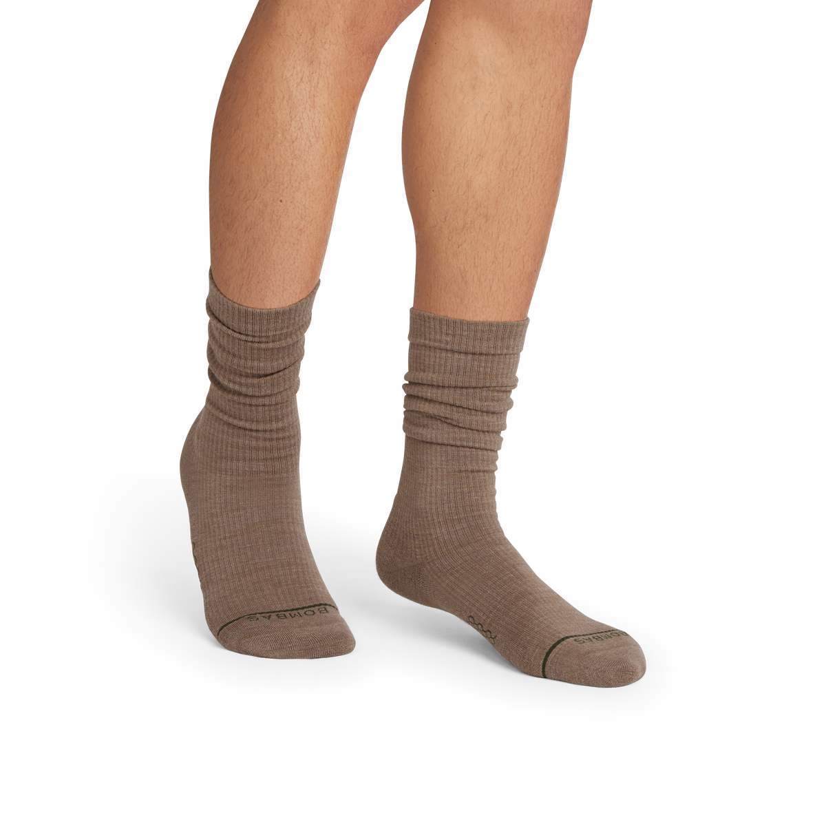 Bombas Men's Merino Wool Blend Modern Rib Calf Socks 4-Pack
