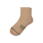 Bombas Men's Merino Wool Blend Modern Rib Quarter Socks