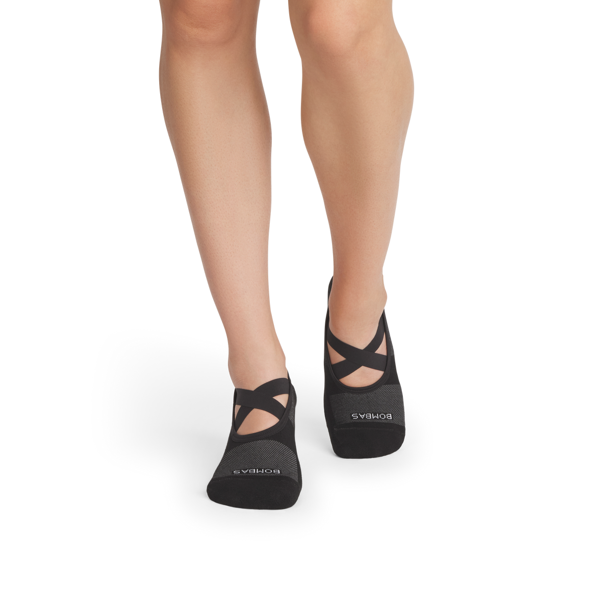 Bombas Women's Studio Gripper Ballet No Show Socks 6-Pack, Non-Slip Barre Socks
