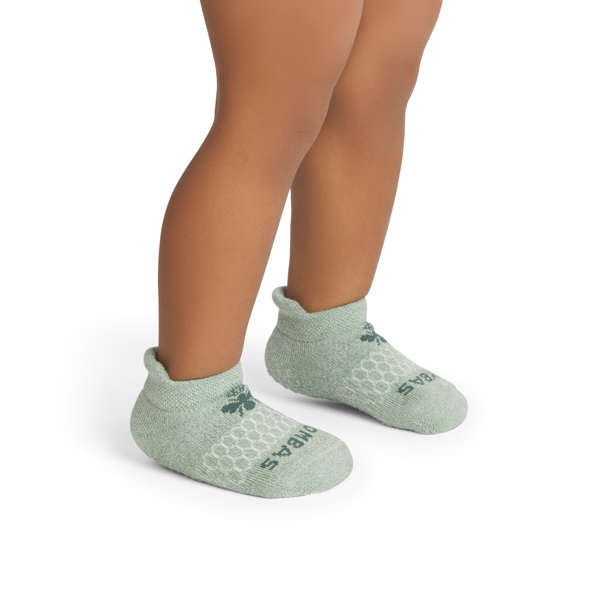 Bombas Toddler Marl Gripper Ankle Socks 4-Pack - Kids Non-Slip Socks