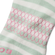 Bombas Youth Stripes Ankle Socks 4-Pack - Kids Midweight Seamless Socks