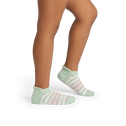 Bombas Youth Stripes Ankle Socks 4-Pack - Kids Midweight Seamless Socks