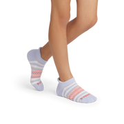 Bombas Youth Stripes Ankle Socks 4-Pack - Kids Midweight Seamless Socks