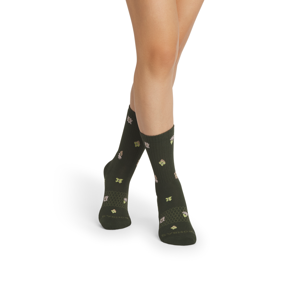 Bombas Women's Garden Party Half Calf Socks 4-Pack - Midweight Cushioned Socks