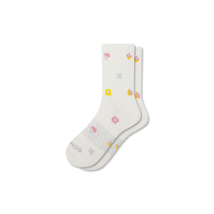 Bombas Women's Garden Party Half Calf Socks with Arch Support