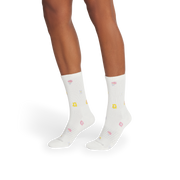 Bombas Women's Garden Party Half Calf Socks 4-Pack - Midweight Cushioned Socks