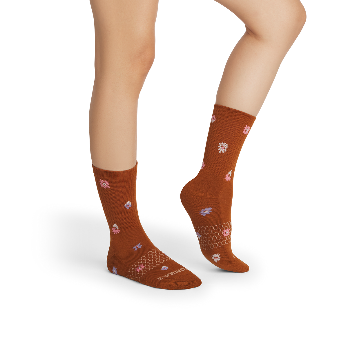 Bombas Women's Garden Party Half Calf Socks 4-Pack - Midweight Cushioned Socks