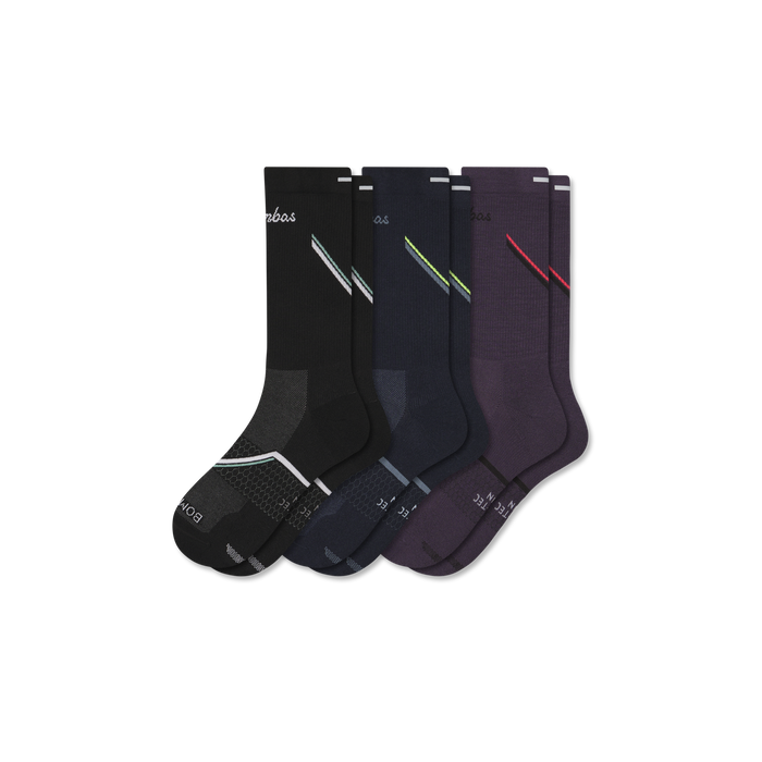 Bombas Men's Run Calf Sock 3-Pack