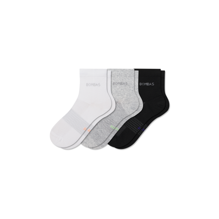Bombas Men's UltraLite Sport Quarter Sock 3-Pack