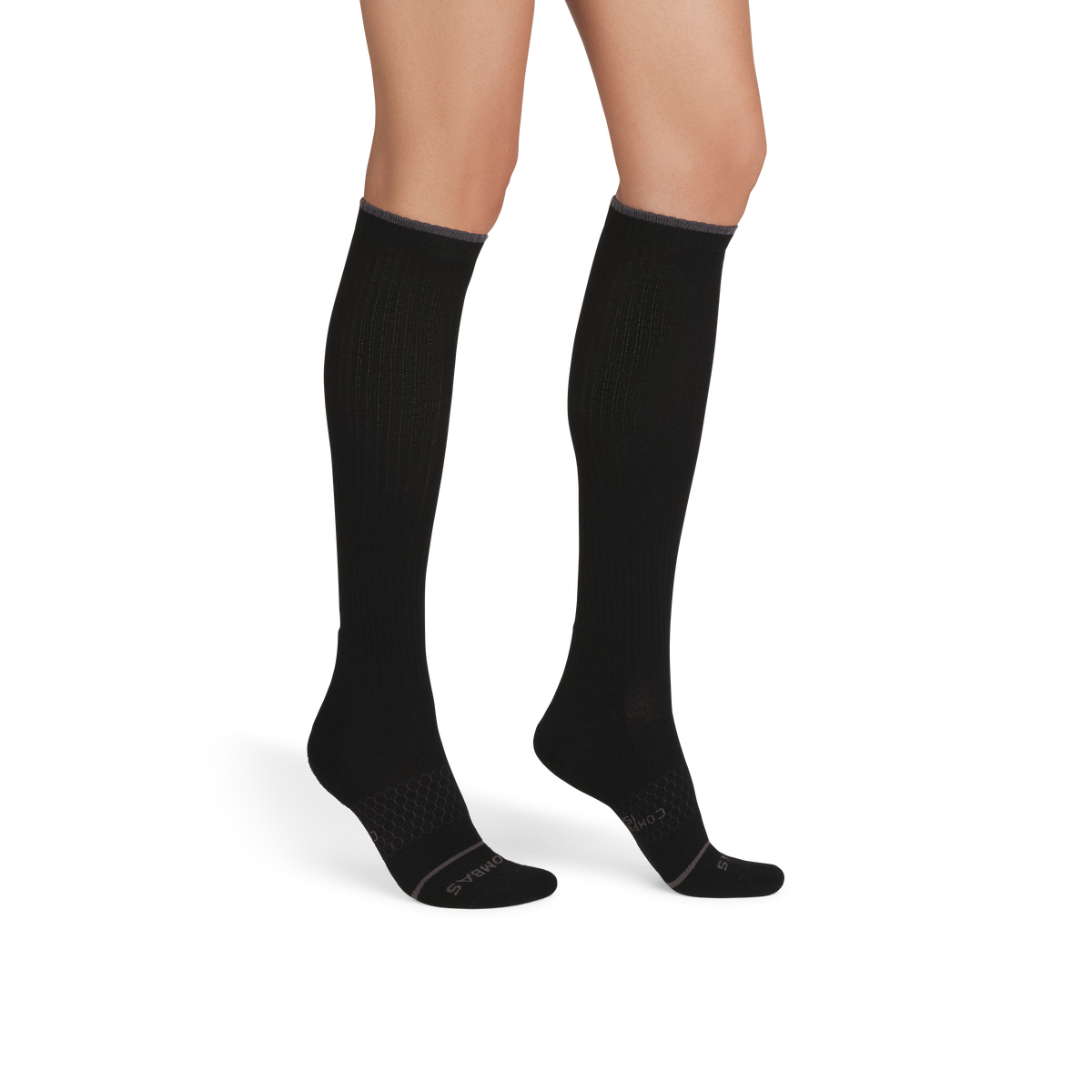 Bombas Women's Merino Wool Blend Everyday Compression Knee High Socks 15-20mmHg