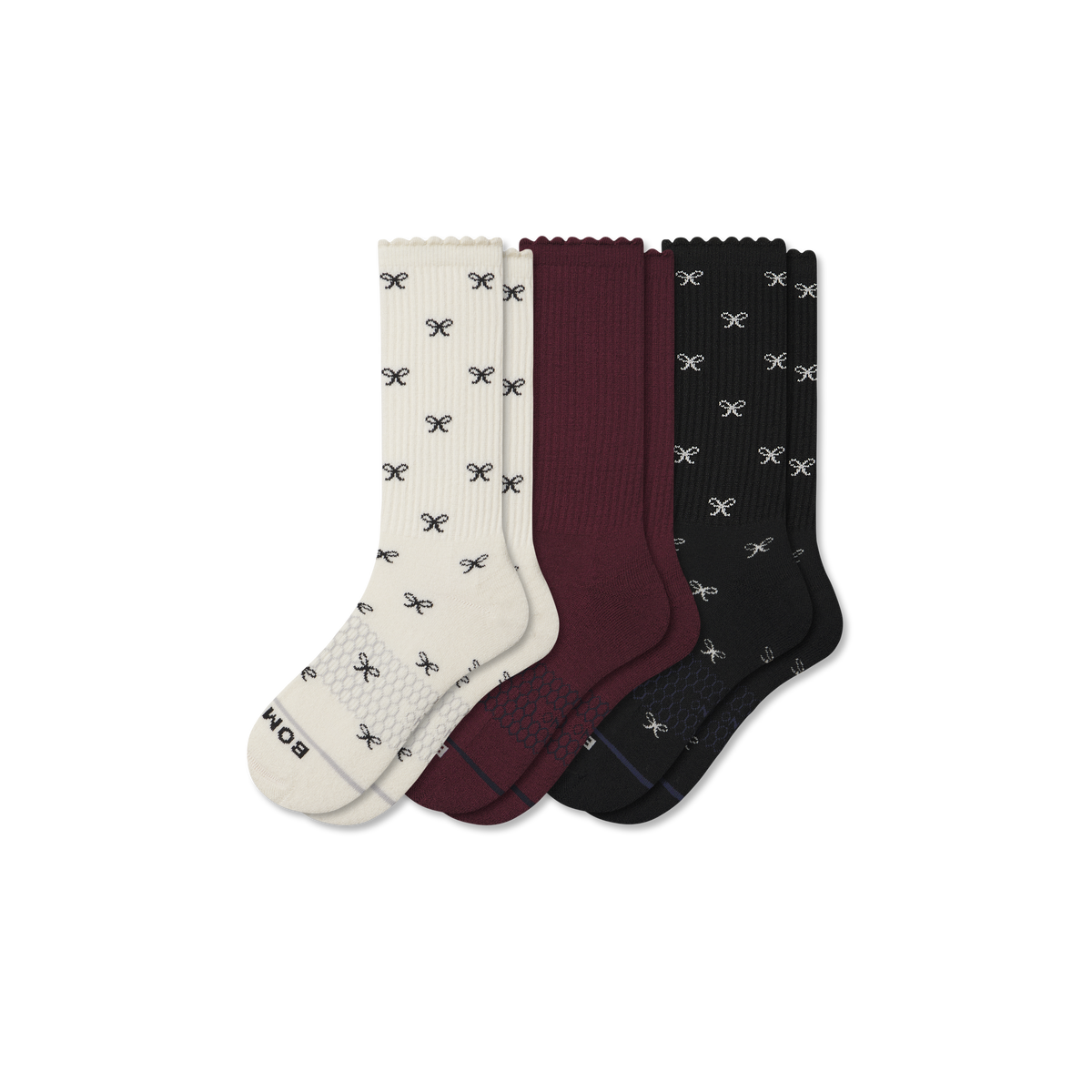 Bombas Women's Merino Wool Blend Calf Sock 3-Pack