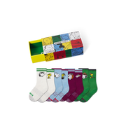 Peanuts x Bombas Junior Gripper Calf Socks 4-Pack Gift Box
