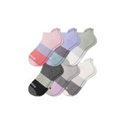 Bombas Women's Tri-Block Ankle Sock 6-Pack