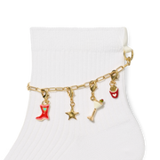 Bombas x Susan Alexandra Charms and Anklet Quarter Socks