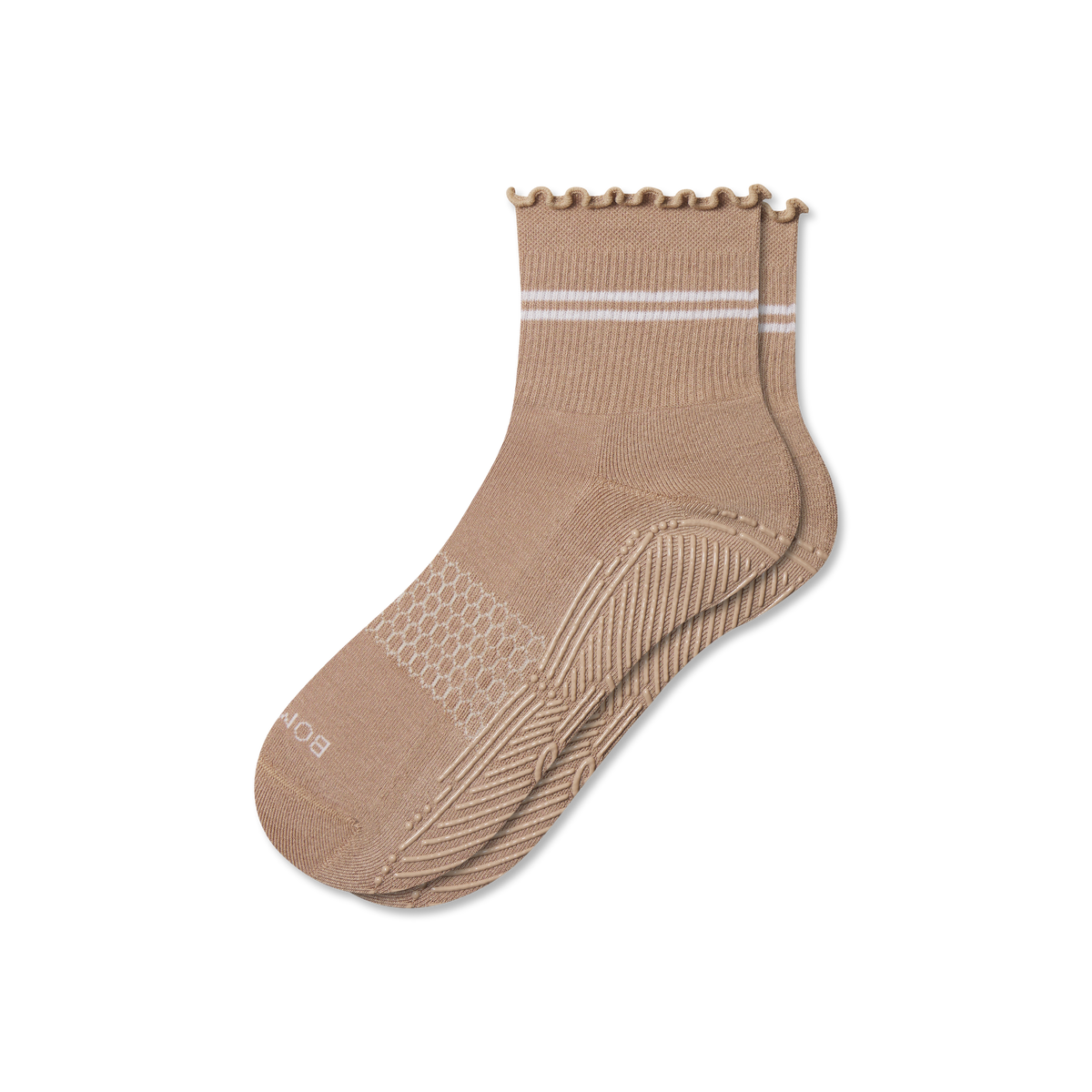 Bombas Women's Studio Gripper Quarter Socks, Non-Slip Yoga & Pilates Socks