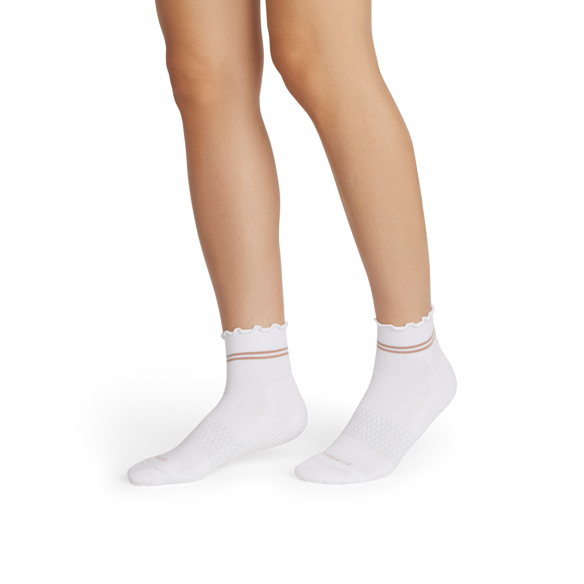 Bombas Women's Studio Gripper Quarter Socks 3-Pack, Non-Slip Yoga & Pilates Socks