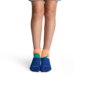 Bombas Youth Lightweight Ankle Socks 4-Pack - Kids Flat Knit Socks
