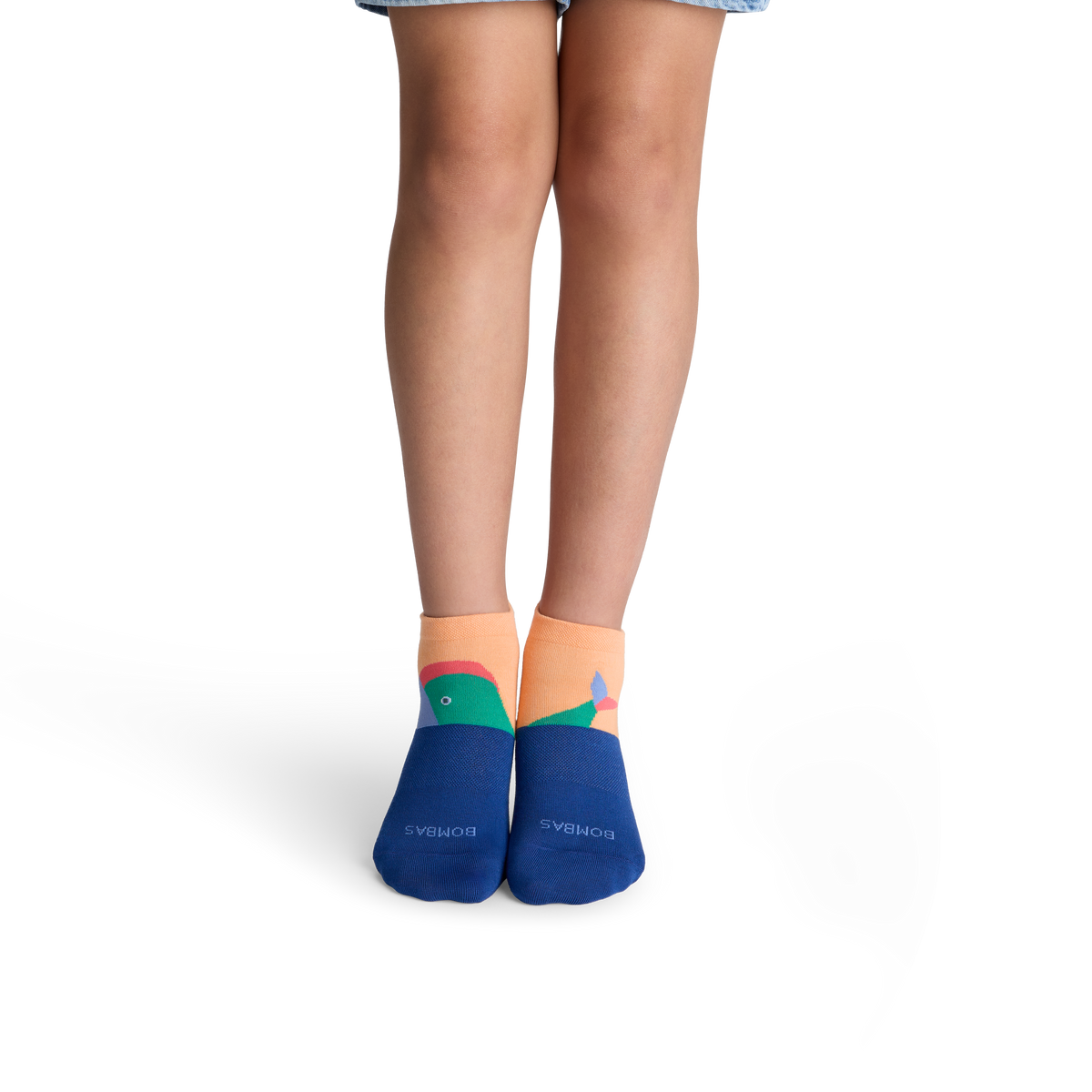 Bombas Youth Lightweight Ankle Socks 8-Pack