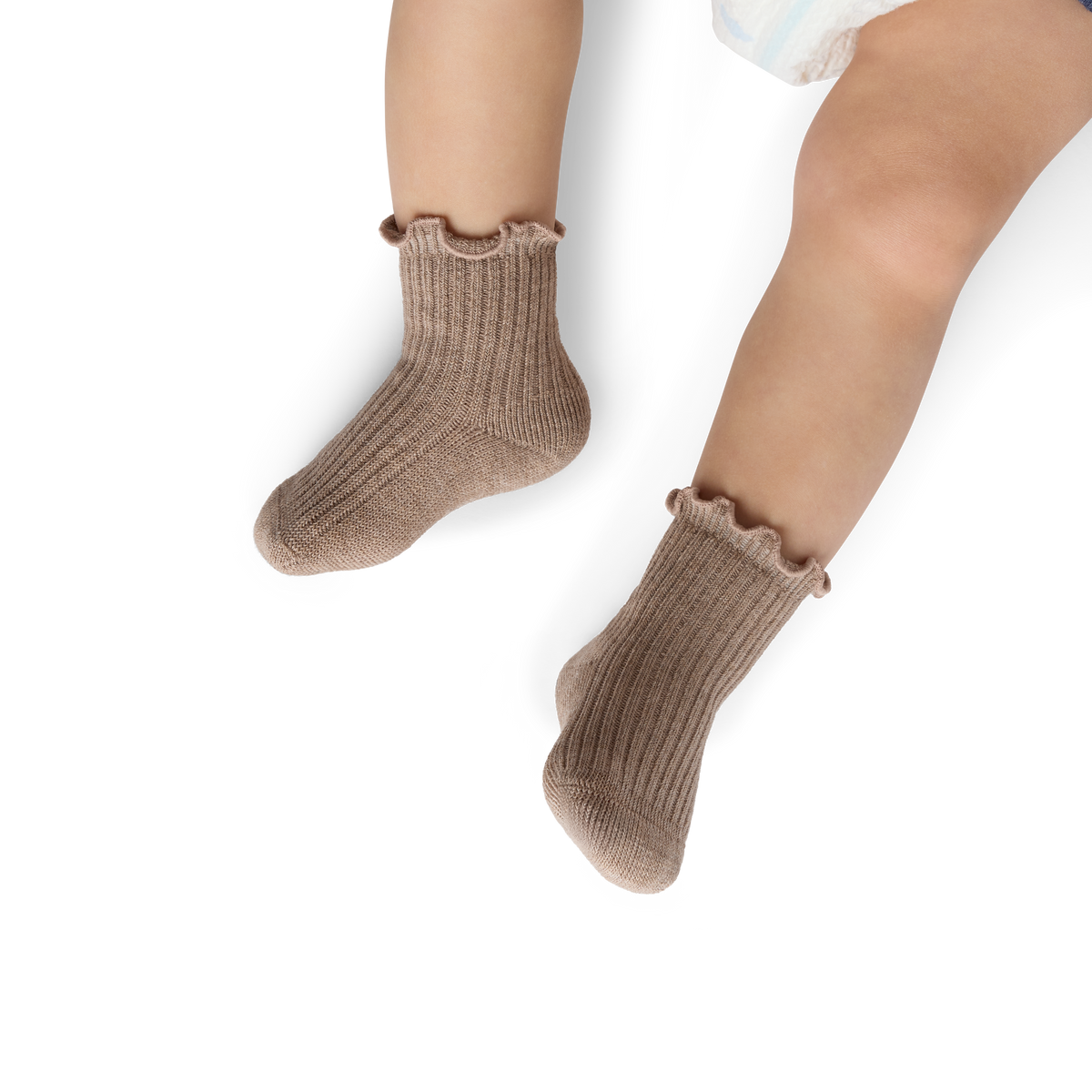 Bombas Baby Ruffle Rib Calf Socks 8-Pack, 6-12 Months