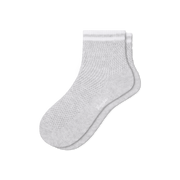 Bombas Women's Vintage Stripes Open Knit Quarter Socks