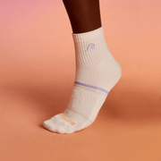 Bombas Women's Beach Day Embroidered Quarter Socks - Midweight Cushioned Socks