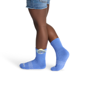 Bombas Junior Calf Socks 8-Pack - Kids Seamless Toe Arch Support Socks
