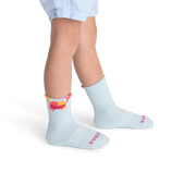 Bombas Junior Calf Socks 8-Pack - Kids Seamless Toe Arch Support Socks