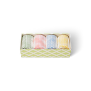 Bombas Youth Celebration Calf Socks 4-Pack Gift Box - Kids Tie-Dye Seamless Toe Socks