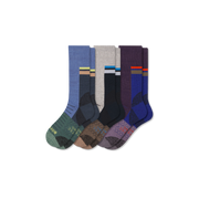 Bombas Women's Hiking Calf Socks 3-Pack, Cushioned Trail Socks