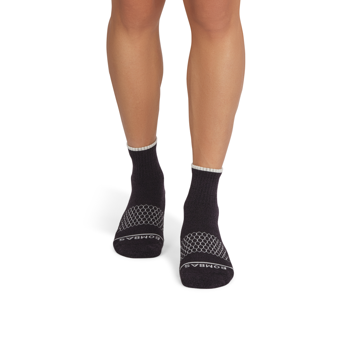 Bombas Men's Merino Wool Blend Quarter Socks 4-Pack