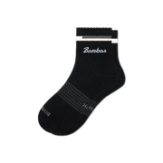 Bombas Women's UltraLite Sport Sheer Stripe Quarter Socks, Lightweight Running Socks