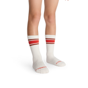 Bombas Youth Vintage Stripes Calf Socks 4-Pack - Kids Seamless Toe Cotton Socks