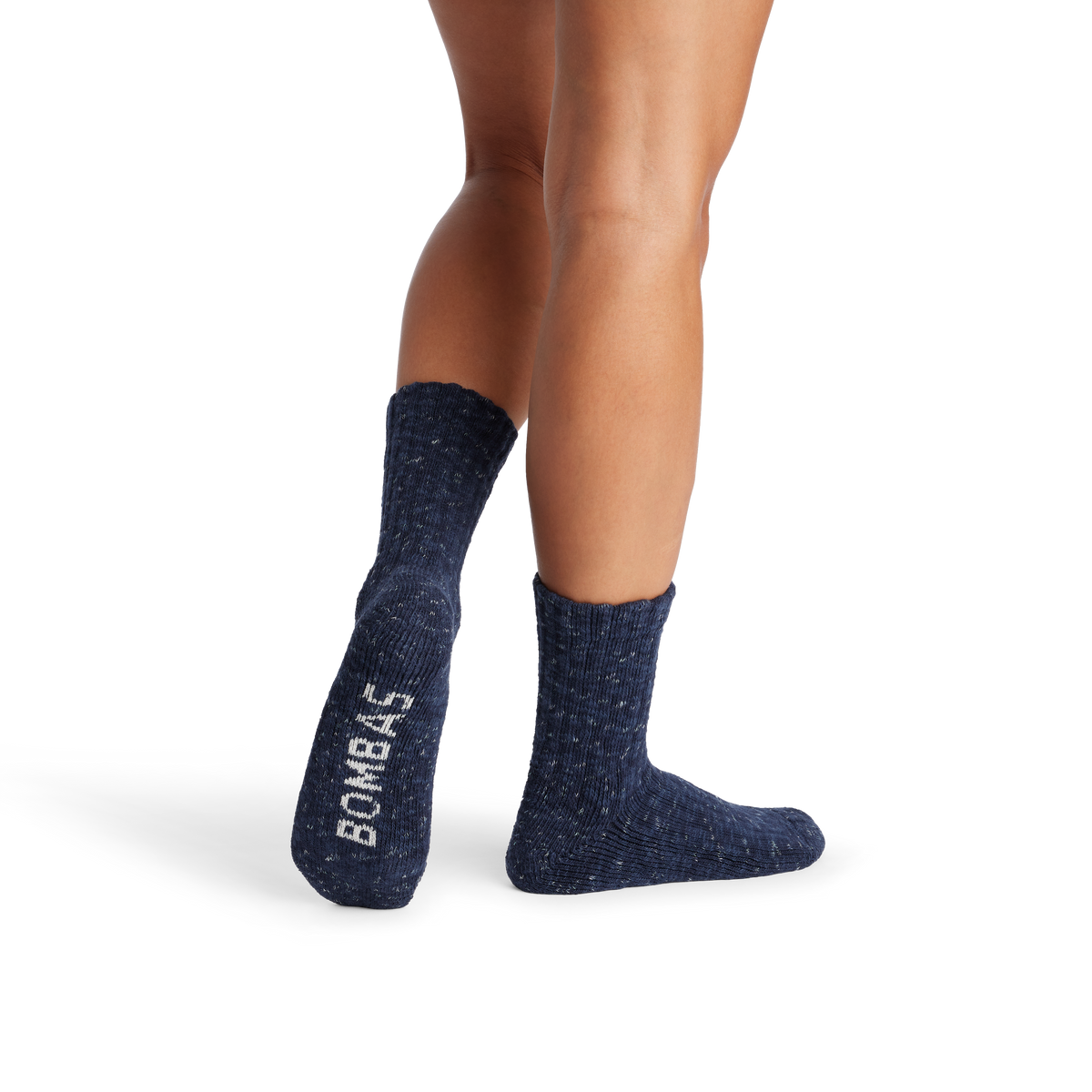 Bombas Women's Chunky Ragg Half Calf Socks 4-Pack - Heavyweight Cozy Socks