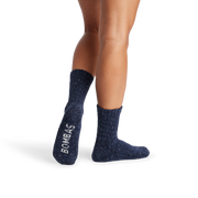 Bombas Women's Chunky Ragg Half Calf Socks 4-Pack - Heavyweight Cozy Socks